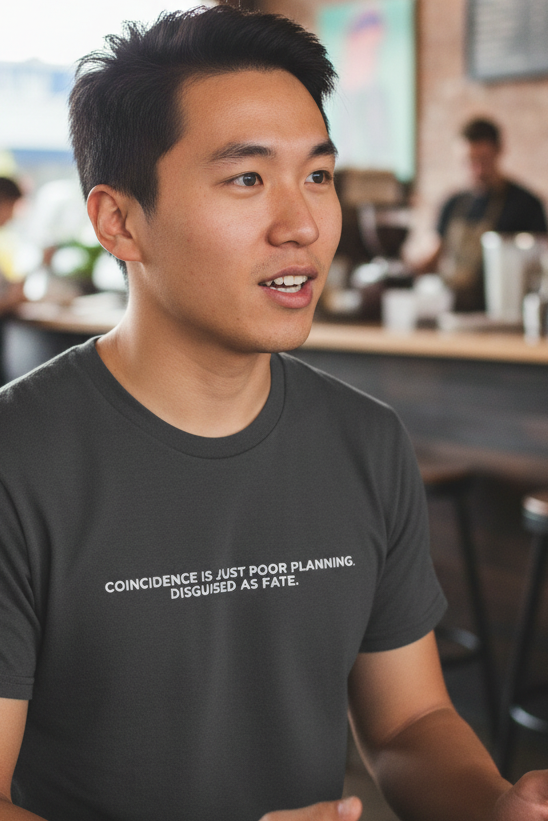 COINCIDENCE IS JUST POOR PLANNING DISGUISED AS FATE.