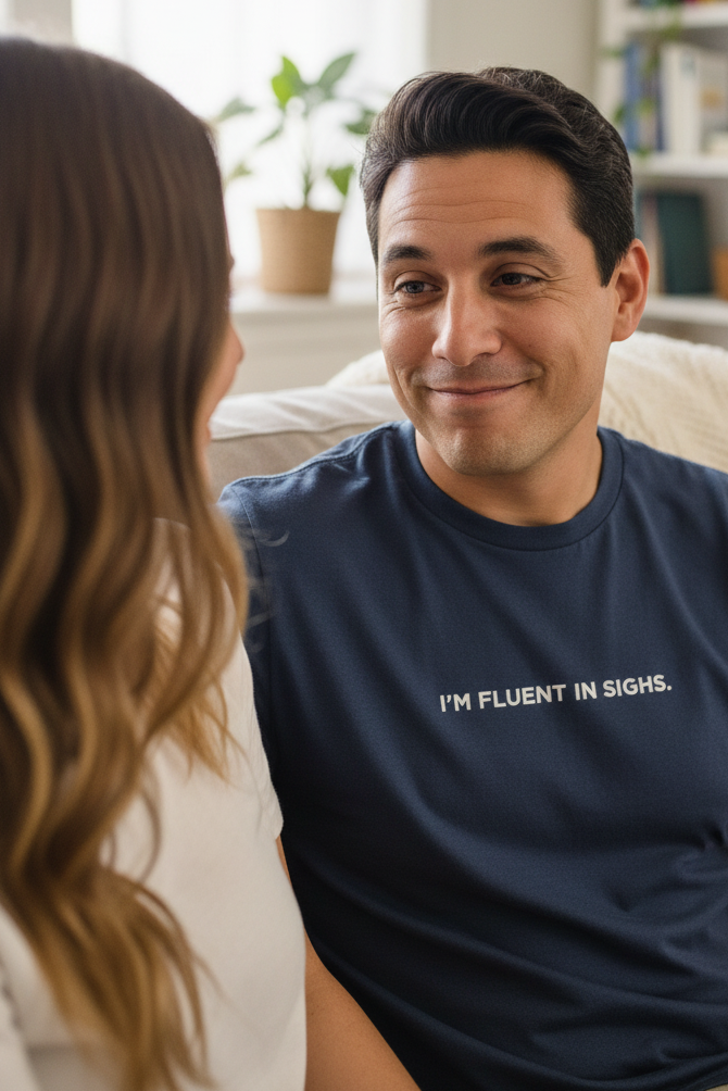 I'M FLUENT IN SIGHS.