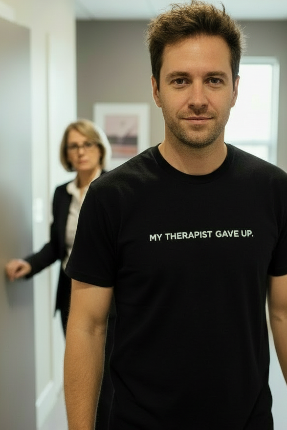 MY THERAPIST GAVE UP.